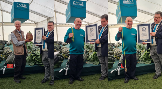 There be Giants! World Record Breaking Vegetables at Malvern Autumn Show 2021